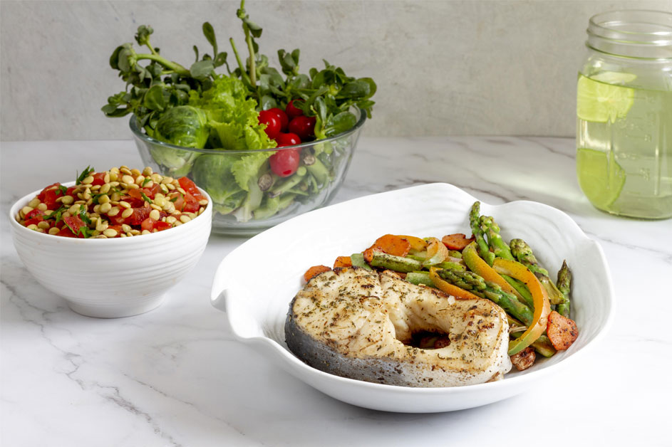 Comer legumes e verduras no almoço e no jantar